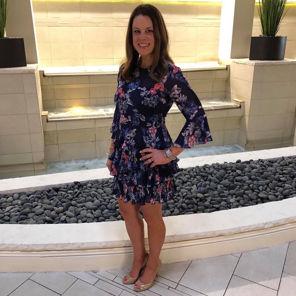 Fun Flower Ruffle dress